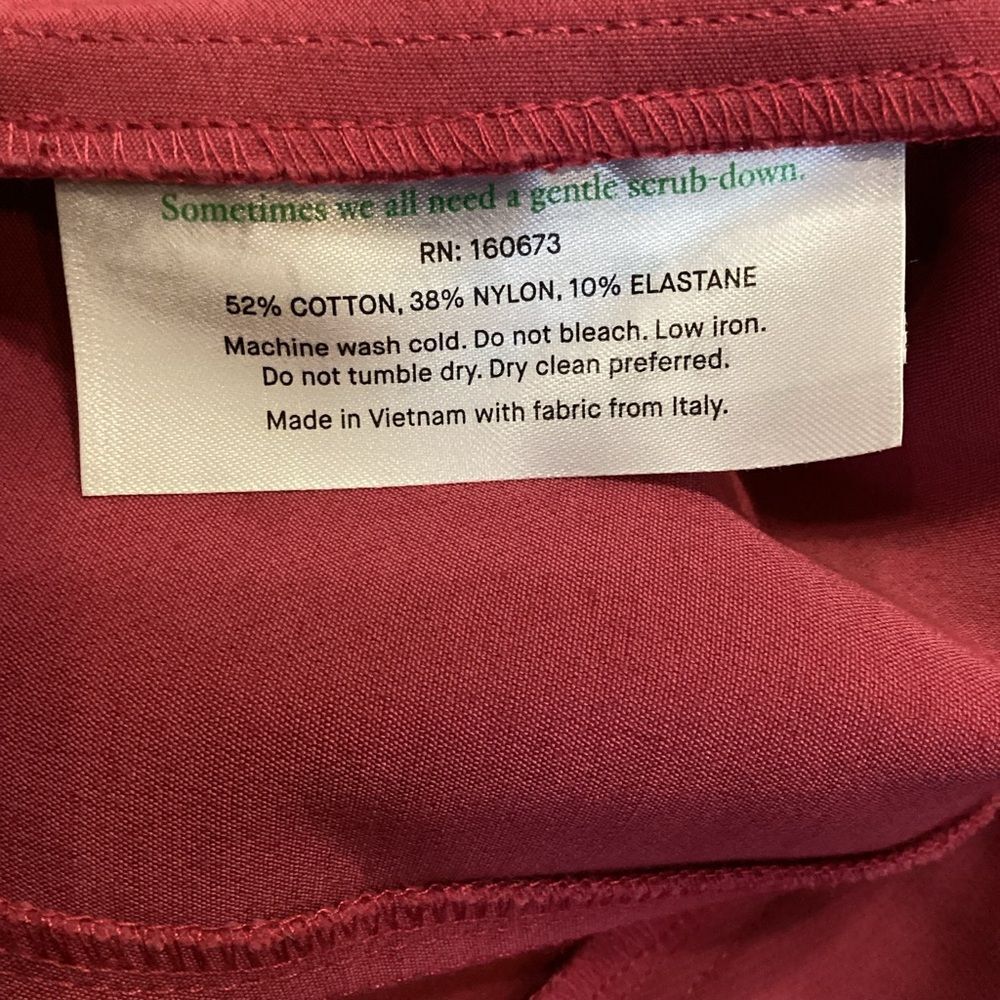 MM LaFleur Marais Everstretch Pant Pink High-Waist Cropped Size 8 - Picture 9 of 12